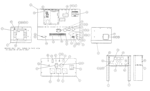 Part Location Diagram of A1354 Generac Dc Voltage Regulator