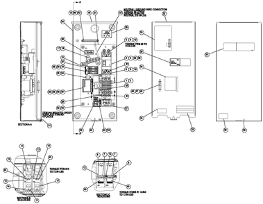 Service Entrance Generator Diagram and Parts List for 0062490 (8690968 - 8844243)(2014) Generac Generator