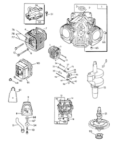 V-Twin Engine Parts (Part 3) Diagram and Parts List for 9475-1  Generac Generator