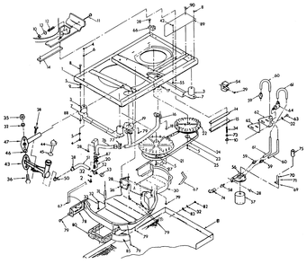 Base And Pulleys (Part 2) Diagram and Parts List for 9121-3  Generac Generator
