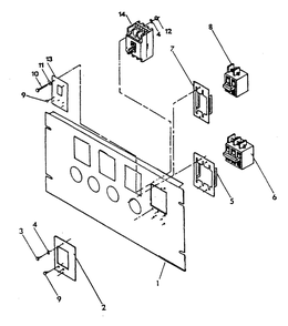 Circuit Breaker Diagram and Parts List for 4092-0  Generac Generator