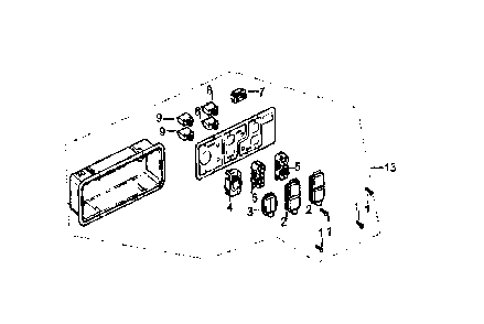 Panel Diagram and Parts List for 5939-5  Generac Generator