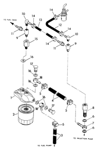 Fuel Supply Diagram and Parts List for 9410-0 (Np80d)(Rv Gen) Generac Generator