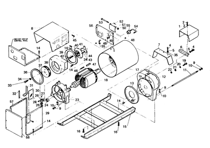 Alternator Diagram and Parts List for 6873-0  Generac Generator