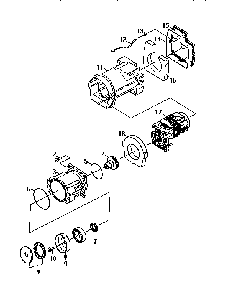 Motor parts Diagram and Parts List for 9857-0  Generac Pressure Washer