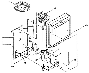 Natural Gas Carburetor Diagram and Parts List for 0844-1  Generac Generator