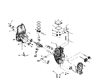 Engine assy Diagram and Parts List for 005793-3  Generac Generator