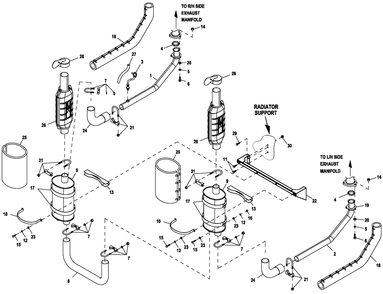 Ev Mfl 6.8 Cpl C5 Emsn Diagram and Parts List for QT10068ANSC (6297202 - 6378170)(2011) Generac Generator