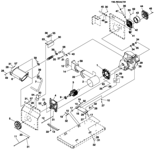 Generator 3 Diagram and Parts List for 0054960 (4905950 - 4911020)(2007) Generac Generator