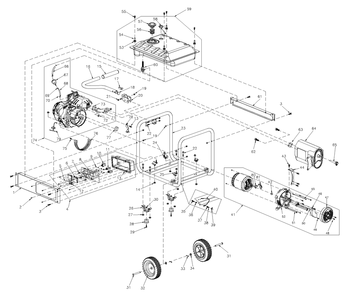 Part Location Diagram of 0K20670112 Generac Receptacle
