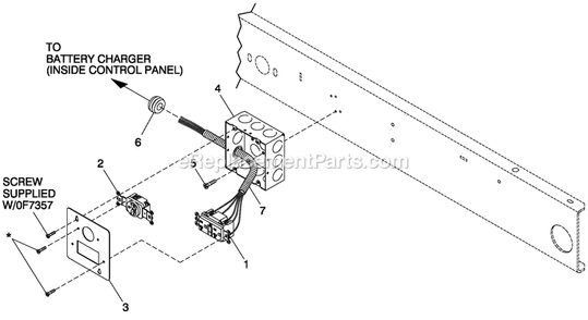 120v/240v Util Conn Iqt Diagram and Parts List for QT05554KNSNA (6654325)(2011) Generac Generator