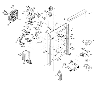 Part Location Diagram of 36370 Generac Meter, Hour
