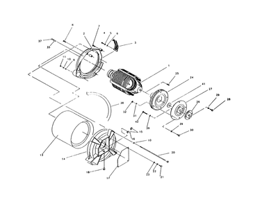 Generator Diagram and Parts List for 0589-2  Generac Generator