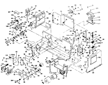 Engine Shrouding Diagram and Parts List for 6247-8  Generac Generator