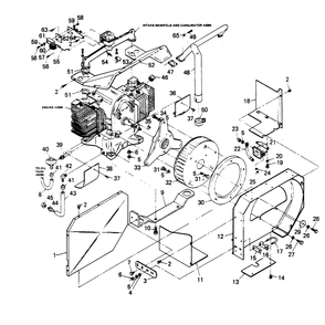Engine Accessories Diagram and Parts List for 6931-4  Generac Generator