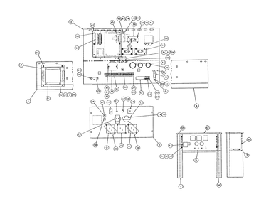 Control Console Diagram and Parts List for 9112-4  Generac Generator