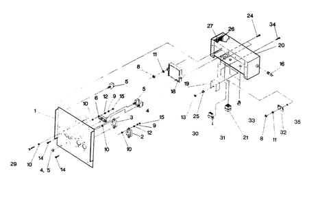 Control Panel Diagram and Parts List for 9216-2  Generac Generator
