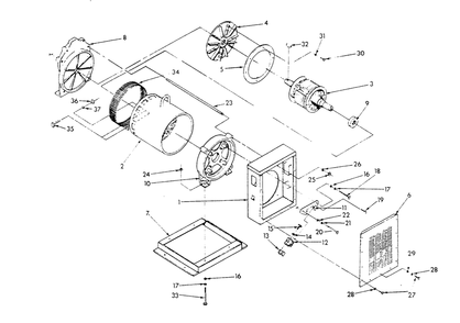 Generator (Part 2) Diagram and Parts List for 9665-0  Generac Generator