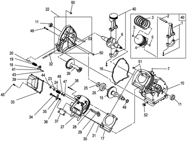 No Assemble Title Diagram and Parts List for 0059020 (2610V40073)(2010) Generac Generator