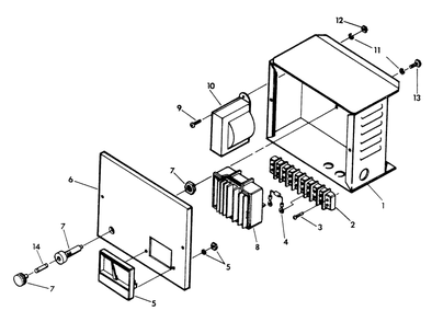 2 Amp, 12-Volts Battery Charger Diagram and Parts List for 8938-2  Generac Generator