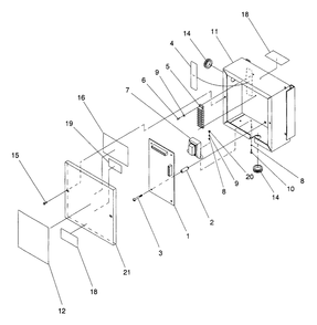 Cma Box Diagram and Parts List for 4134-2  Generac Generator