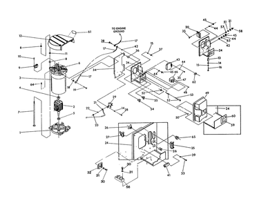 Part Location Diagram of 86314 Generac Generator Top Housing