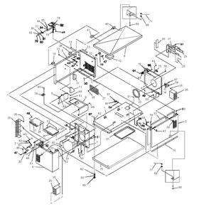 Compartment Diagram and Parts List for 0046920 (3623511 - 3830151)(2014) Generac Generator