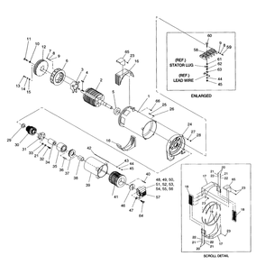 Generator Assembly Diagram and Parts List for 4365-1  Generac Generator