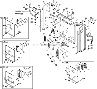 Cpl C2 And C4 Flex Hsb (1) Diagram and Parts List for ST03542GNAN (4950838)(2008) Generac Generator