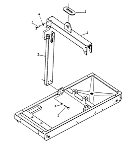 Center Lift Diagram and Parts List for 9575-2  Generac Generator