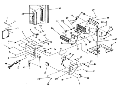 Part Location Diagram of 86711 Generac Module: Ignition