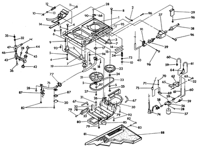 Base And Pulleys Diagram and Parts List for 9592-2  Generac Generator