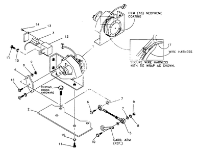 Electronic Governor Diagram and Parts List for 0752-3  Generac Generator