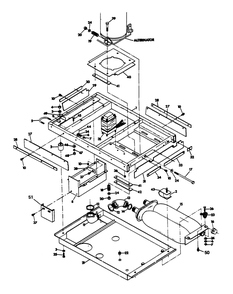 Mounting Base (Part 1) Diagram and Parts List for 6612-0  Generac Generator