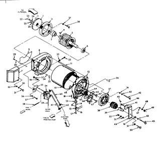 Generator Diagram and Parts List for 9574-0  Generac Generator