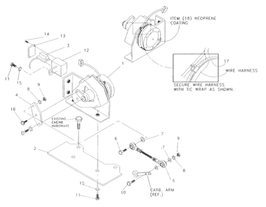 Part Location Diagram of 98942A Generac Interface Housing Cover