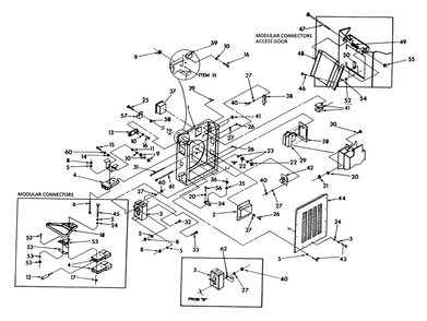 Control Panel 1 Diagram and Parts List for 9564-2  Generac Generator