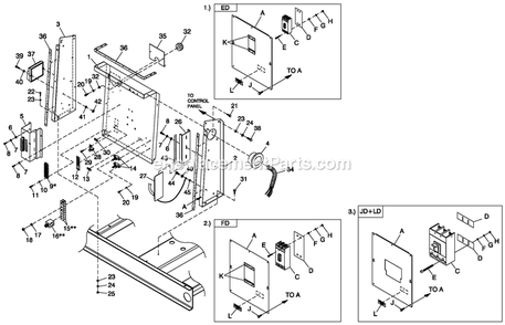 Cpl C3 H Control (1) Diagram and Parts List for QT05554KNSNA (6654325)(2011) Generac Generator
