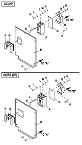 Connection Box C1 Cpl Diagram and Parts List for QT03015ANSX (7005578 - 9279531)(2014) Generac Generator
