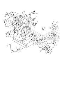 Engine Common Parts Diagram and Parts List for 9105-0  Generac Generator