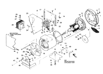Alternator Diagram and Parts List for 1002-A  Generac Welder