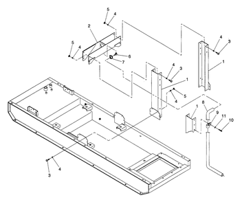 Center Lift Diagram and Parts List for 4366-1  Generac Generator