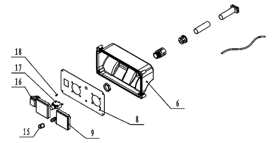 Diagram 2 Diagram and Parts List for 0064250 (7972692B - 8596843B)(2013) Generac Generator