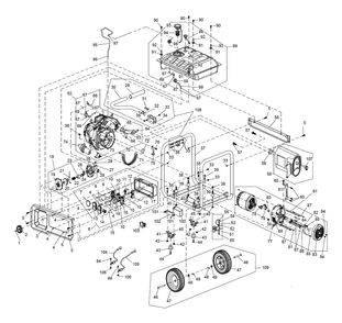 Fig-0 Diagram and Parts List for G0079510 RS8000E Generac Generator