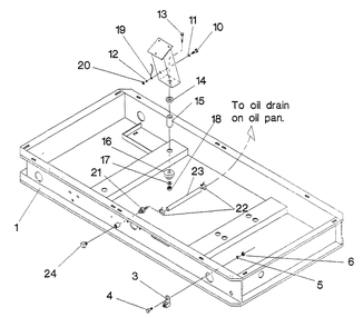 Mounting Base Diagram and Parts List for 0915-3  Generac Generator