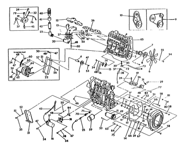 Engine Parts Diagram and Parts List for 0757-1  Generac Generator