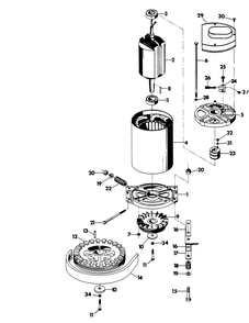 Alternator Diagram and Parts List for 6216-5  Generac Generator