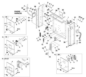 Cpl C2 And C4 Flex Hsb Diagram and Parts List for 0053160 (2707V24502)(2007) Generac Generator