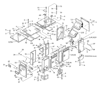 Compartment Diagram and Parts List for 9399-1  Generac Generator