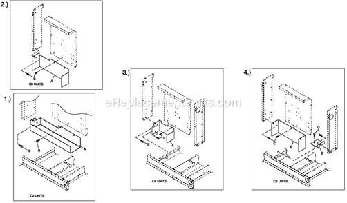 C4 Cb Connection Box Shielding C2/C4 Diagram and Parts List for QT04842GNANR (6099630)(2016) Generac Generator